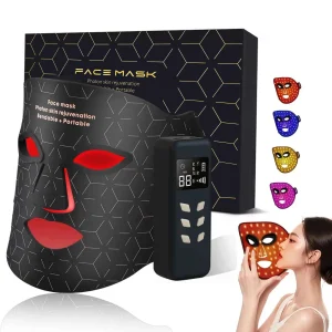 Face Mask Light Therapy for Anti-Aging Wrinkles